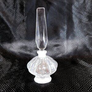 Glass Perfume Bottle with Tapered Stopper # 21087